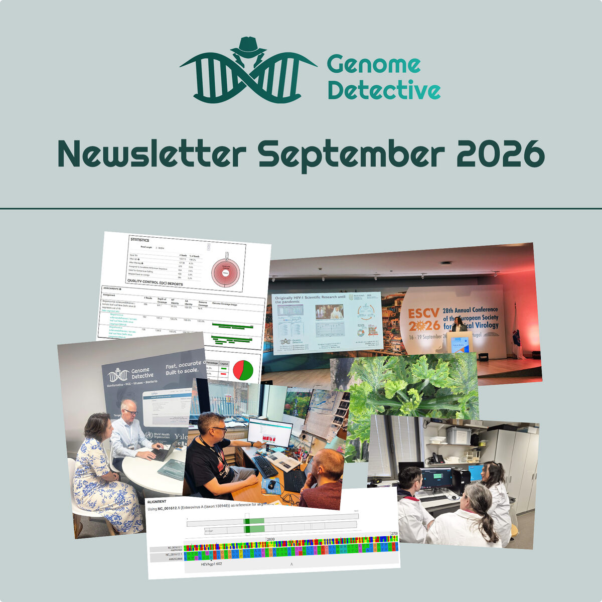 Genome Detective September 2026 newsletter cover